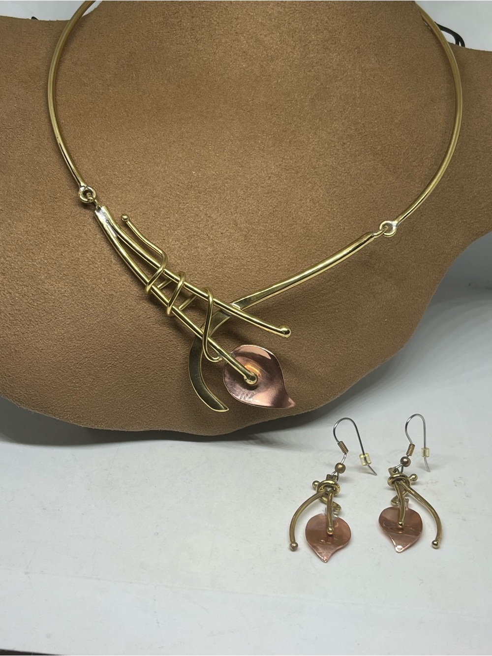 Vintage Chris Anderson Necklace with Matching Earrings